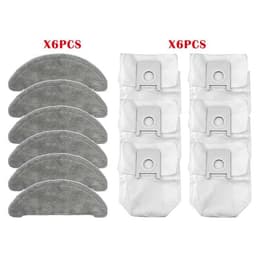 image-For Roidmi Eve Plus SDJ01RM Robotic Vacuum Cleaner Spare Parts Mop Cloth Hepa Filter Main Brush Side Brush Dust Bag Accessories