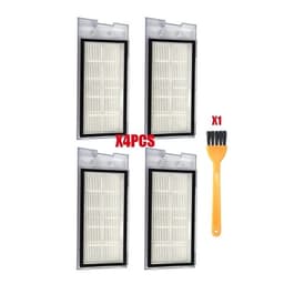 image-For Roidmi Eve Plus SDJ01RM Robotic Vacuum Cleaner Spare Parts Mop Cloth Hepa Filter Main Brush Side Brush Dust Bag Accessories