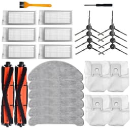 image-For Roidmi Eve Plus SDJ01RM Robotic Vacuum Cleaner Spare Parts Mop Cloth Hepa Filter Main Brush Side Brush Dust Bag Accessories