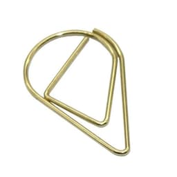 image-60 Pcs 6 Colors Metal Material Drop Shape Paper Clips Funny Kawaii Bookmark Office Shool Stationery Marking Clips
