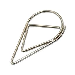 image-60 Pcs 6 Colors Metal Material Drop Shape Paper Clips Funny Kawaii Bookmark Office Shool Stationery Marking Clips