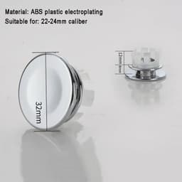 image-Bathroom Basin Faucet Sink Overflow Cover Brass Six-foot Ring Insert Replacement Hole Cover Cap Chrome Trim Bathroom Accessories