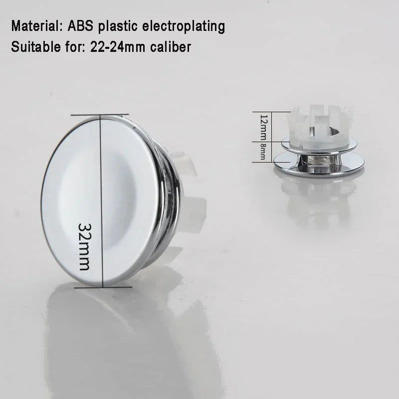 image-Bathroom Basin Faucet Sink Overflow Cover Brass Six-foot Ring Insert Replacement Hole Cover Cap Chrome Trim Bathroom Accessories