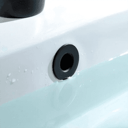 image-Bathroom Basin Faucet Sink Overflow Cover Brass Six-foot Ring Insert Replacement Hole Cover Cap Chrome Trim Bathroom Accessories