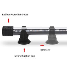 image-Waterproof RGB LED Aquarium Lights Fish Tank Light Diving Lighting Aquarium Submersible Remote Control Lamp Amphibious