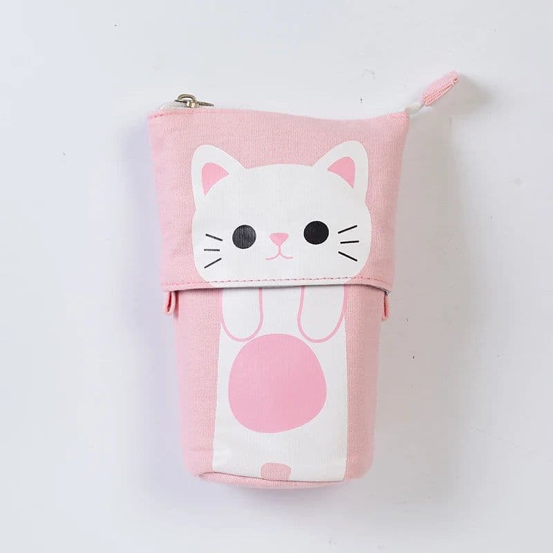 image-Kawaii Pencil Cases for Girls Boys Zipper Cute Cat Pencil Box School Supplies Stationery Gift Pop Up Pouchs Trousse Scolaire