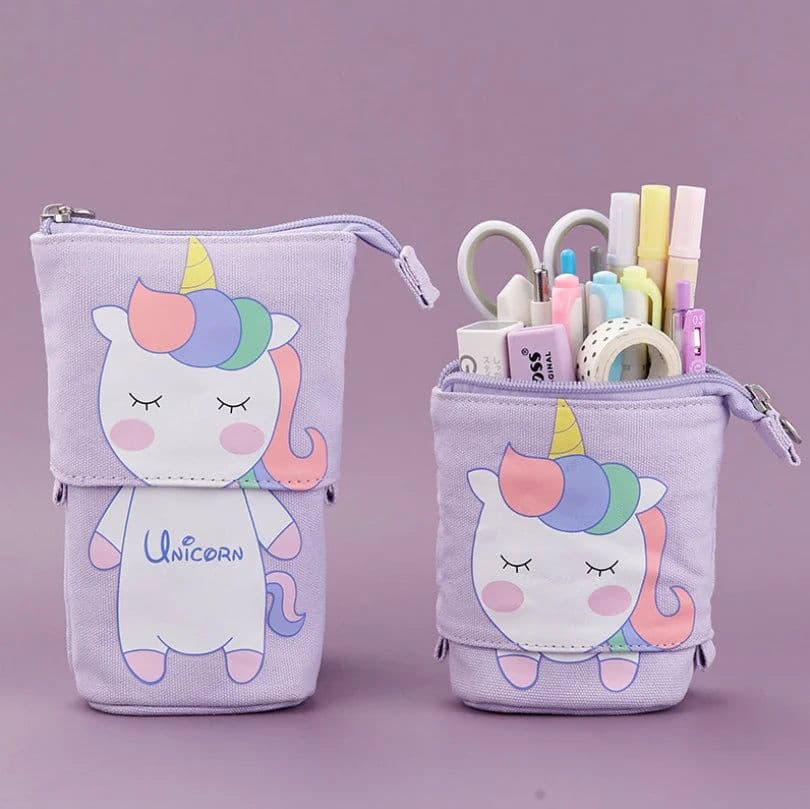 image-Kawaii Pencil Cases for Girls Boys Zipper Cute Cat Pencil Box School Supplies Stationery Gift Pop Up Pouchs Trousse Scolaire