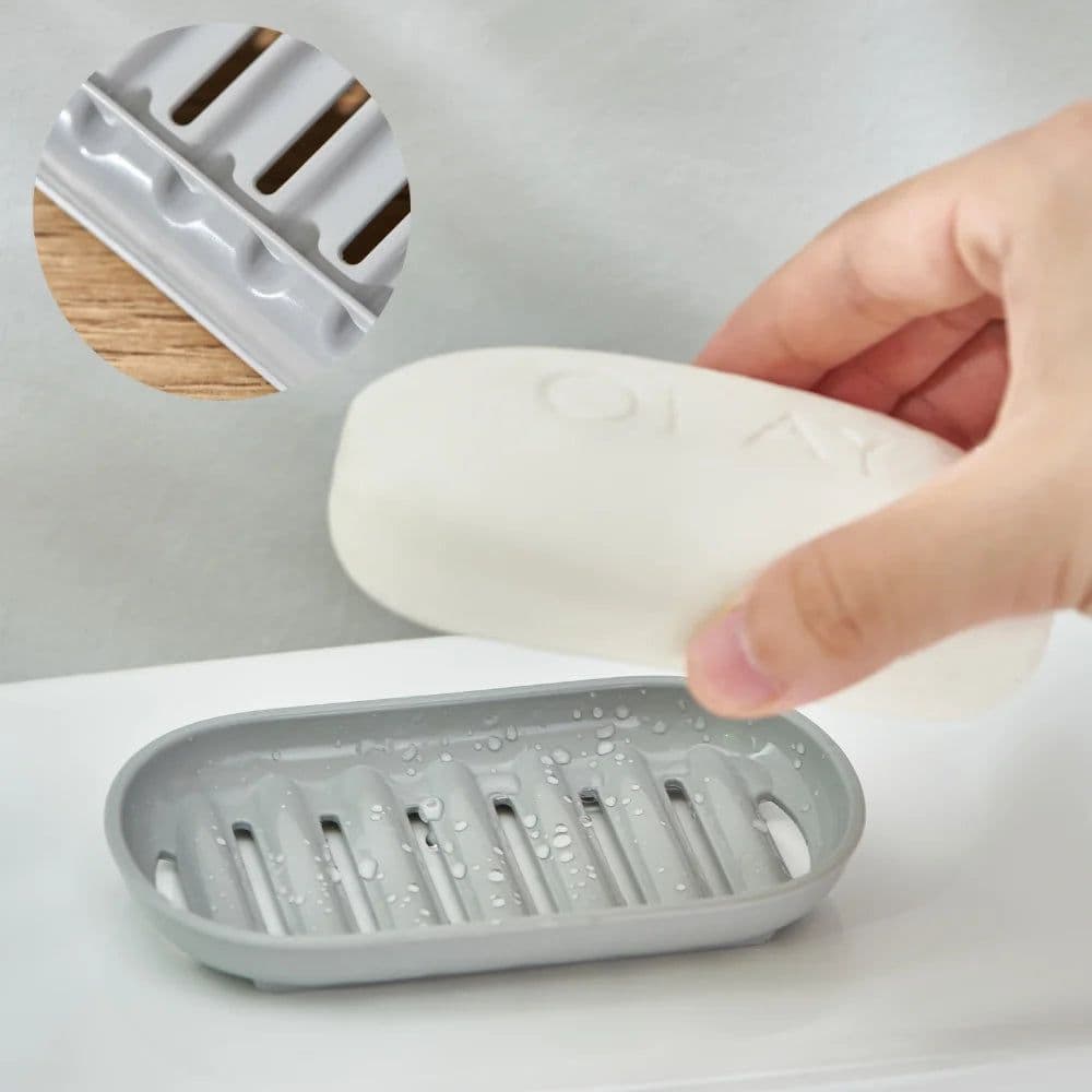 image-1Pc Portable Soap Dishes Sealed Storage Box Waterproof Travel Home Bathroom Soap Box Outdoor Storage Box Soap Box Organizer Tray