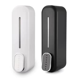 image-300ml Wall Mount Soap Dispenser Manual Shampoo Shower Gel Dispenser Lotion Container Liquid Hand Soap Dispenser for Bathroom