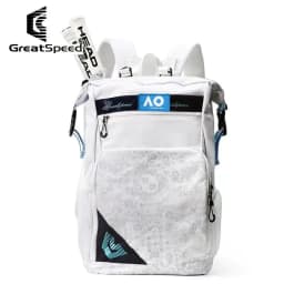 image-Super Light Great Speed 2024 Tennis Bag Adult Youth White Nylon Tennis Racquet Backpack Padel Squash Badminton Shoulder Backpack