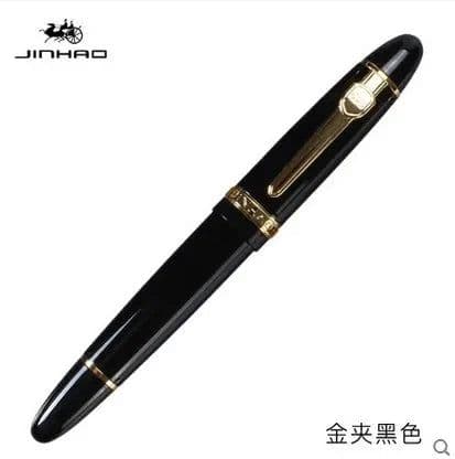 image-JINHAO 159 18KGP 0.7mm MEDIUM BROAD NIB FOUNTAIN PEN 8 COLORS FOR CHOOSE metal ink pen