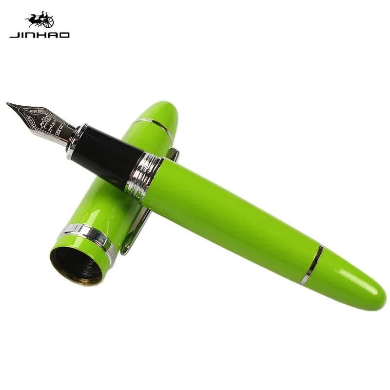 image-JINHAO 159 18KGP 0.7mm MEDIUM BROAD NIB FOUNTAIN PEN 8 COLORS FOR CHOOSE metal ink pen