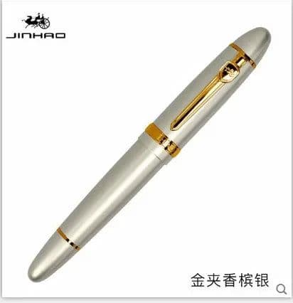image-JINHAO 159 18KGP 0.7mm MEDIUM BROAD NIB FOUNTAIN PEN 8 COLORS FOR CHOOSE metal ink pen