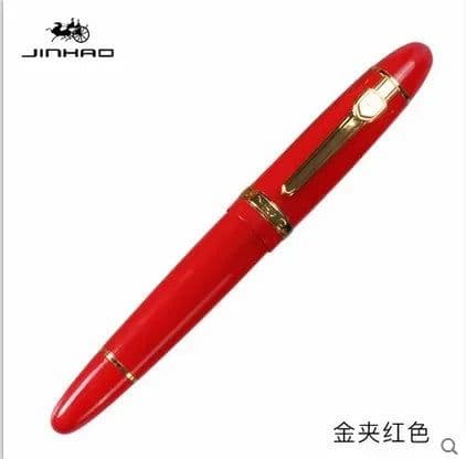 image-JINHAO 159 18KGP 0.7mm MEDIUM BROAD NIB FOUNTAIN PEN 8 COLORS FOR CHOOSE metal ink pen