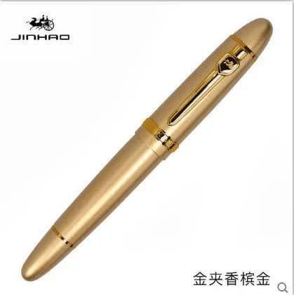 image-JINHAO 159 18KGP 0.7mm MEDIUM BROAD NIB FOUNTAIN PEN 8 COLORS FOR CHOOSE metal ink pen