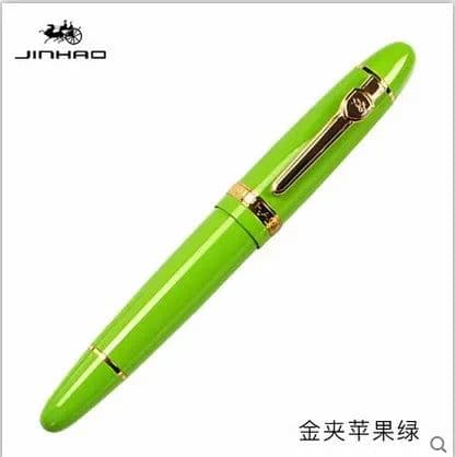 image-JINHAO 159 18KGP 0.7mm MEDIUM BROAD NIB FOUNTAIN PEN 8 COLORS FOR CHOOSE metal ink pen