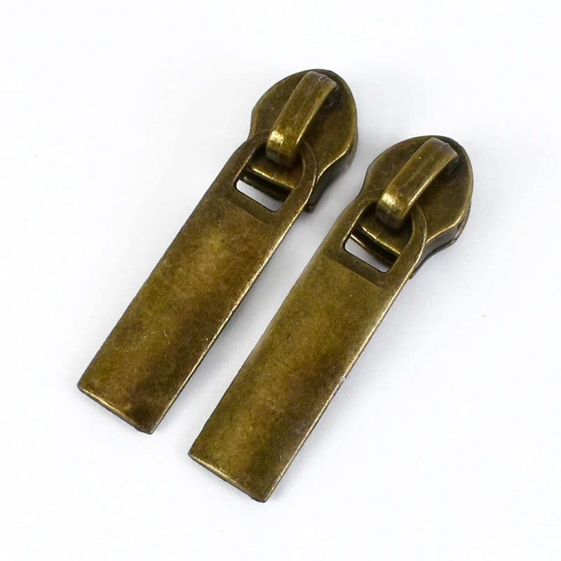 image-10/20Pcs 5# Zipper Slider for Nylon Zips Bag Purse Zippers Head Zip Pulls Repair Kits DIY Garment Sewing Replacement Accessories