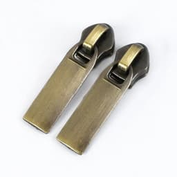 image-10/20Pcs 5# Zipper Slider for Nylon Zips Bag Purse Zippers Head Zip Pulls Repair Kits DIY Garment Sewing Replacement Accessories