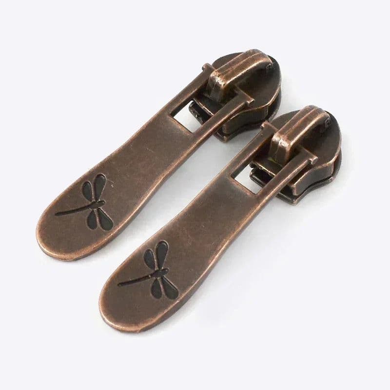 image-10/20Pcs 5# Zipper Slider for Nylon Zips Bag Purse Zippers Head Zip Pulls Repair Kits DIY Garment Sewing Replacement Accessories
