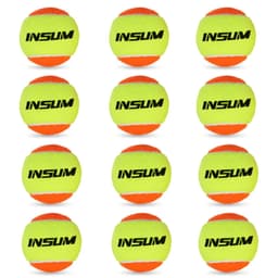 image-INSUM 6/12Pcs Tennis Balls Primary Practice Tennis 50% Standard Pressure Match Training Ball for Beach Training Padel Balls