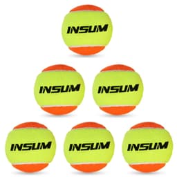 image-INSUM 6/12Pcs Tennis Balls Primary Practice Tennis 50% Standard Pressure Match Training Ball for Beach Training Padel Balls