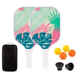 image-USAPA Approved Carbon Fiber Pickleball Paddles Set Pickle Ball Paddle Honeycomb Core Anti Slip Sweat Absorb Grip Padel for Adult