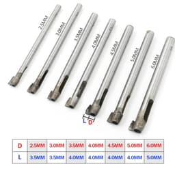 image-7size Belt Punching With Holes And Tails Hollow Hole Punch Cutter Tool 2.5mm-6mm Leather Working Tools DIY Tool Punching Leather