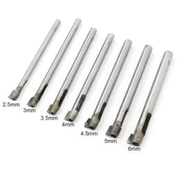 image-7size Belt Punching With Holes And Tails Hollow Hole Punch Cutter Tool 2.5mm-6mm Leather Working Tools DIY Tool Punching Leather