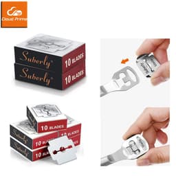 image-Blades High-Quality Blades Silver Carbon Steel Replacement Hand And Foot File Foot Crusty Removal Care Pedicure Machine Tool