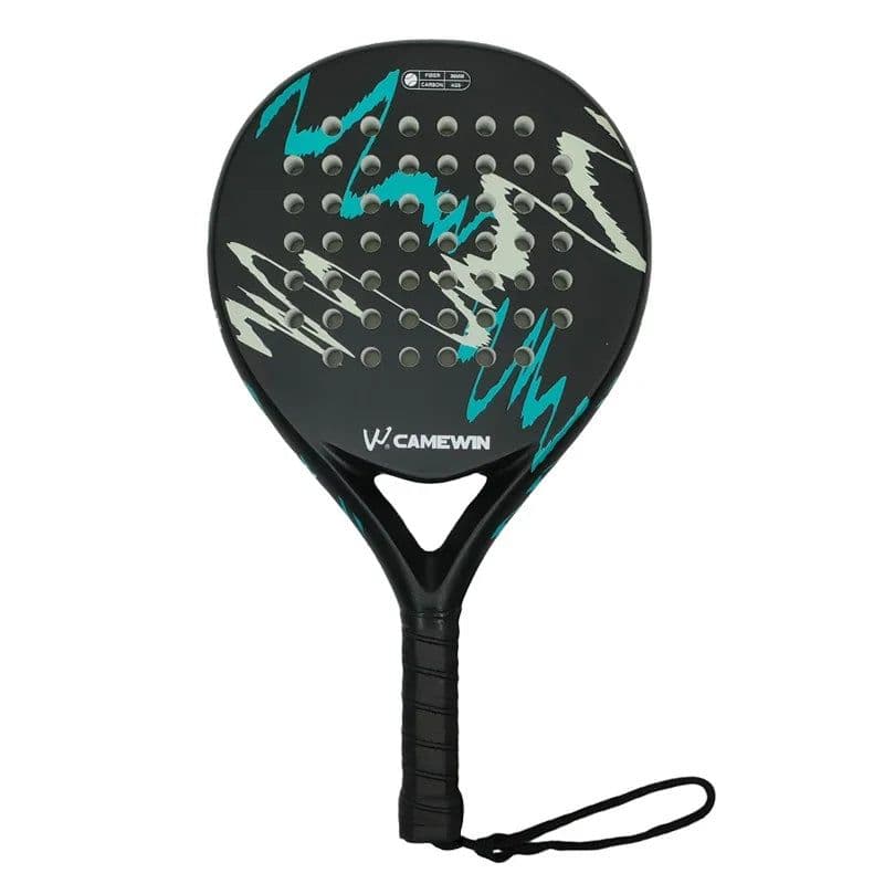image-CAMEWIN-Pala Padel Paddle Tennis Racket, Soft Face, Carbon Fiber, Soft EVA Face Sports Racquet, Outdoor Equipment, 4018