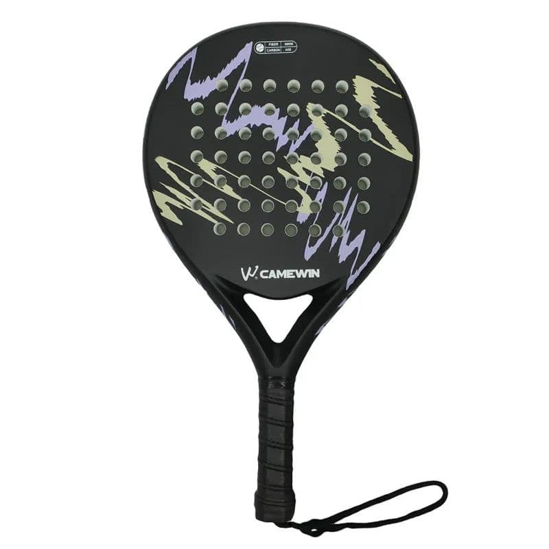 image-CAMEWIN-Pala Padel Paddle Tennis Racket, Soft Face, Carbon Fiber, Soft EVA Face Sports Racquet, Outdoor Equipment, 4018