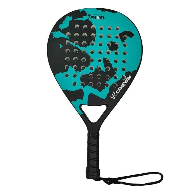 image-CAMEWIN-Pala Padel Paddle Tennis Racket, Soft Face, Carbon Fiber, Soft EVA Face Sports Racquet, Outdoor Equipment, 4018
