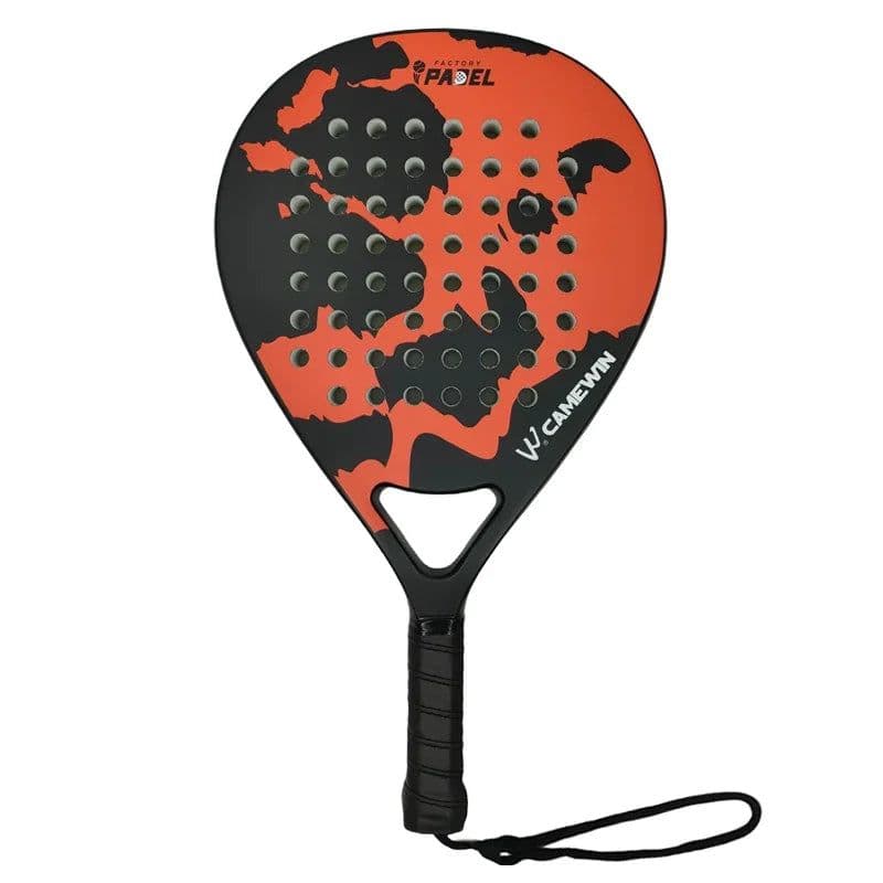 image-CAMEWIN-Pala Padel Paddle Tennis Racket, Soft Face, Carbon Fiber, Soft EVA Face Sports Racquet, Outdoor Equipment, 4018