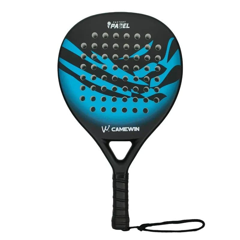 image-CAMEWIN-Pala Padel Paddle Tennis Racket, Soft Face, Carbon Fiber, Soft EVA Face Sports Racquet, Outdoor Equipment, 4018