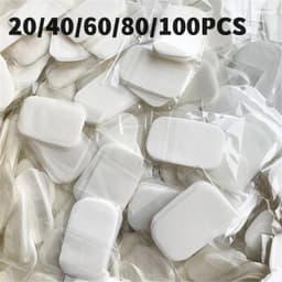image-20/50/60/80/100pcs/lot Portable Bath Hand Washing Slice Sheets Outdoor Travel Scented Foaming Soap Paper Bath Clean Soap Tablets