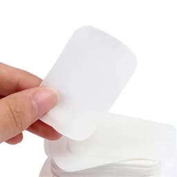 image-20/50/60/80/100pcs/lot Portable Bath Hand Washing Slice Sheets Outdoor Travel Scented Foaming Soap Paper Bath Clean Soap Tablets