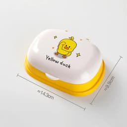 image-Plastic Bathroom Shower Soap Box Tray Dish Storage Holder Plate Home Travel Soap Protector Case Shower Soap Box For Travel