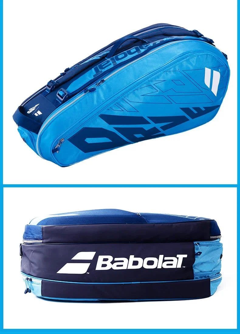 image-Babolat Tennis Backpack PURE DRIVE Raqueteira Tennis Bag 3 Tennis Racket Sports Bag Padel Racket Badminton Raquete Tenis Bag Men