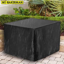 image-Small size Waterproof Outdoor Patio Garden Furniture Covers Rain Snow Chair covers for Sofa Table Chair Dust Proof Cover