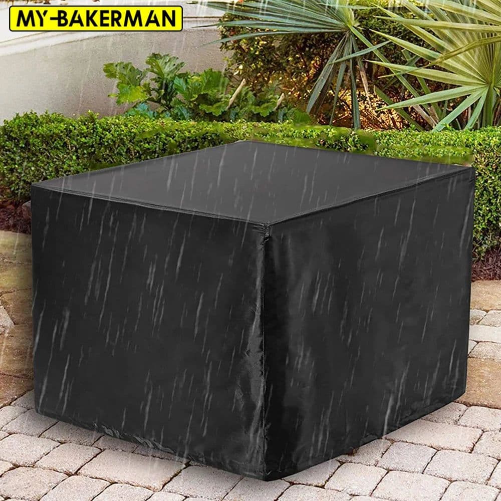 image-Small size Waterproof Outdoor Patio Garden Furniture Covers Rain Snow Chair covers for Sofa Table Chair Dust Proof Cover