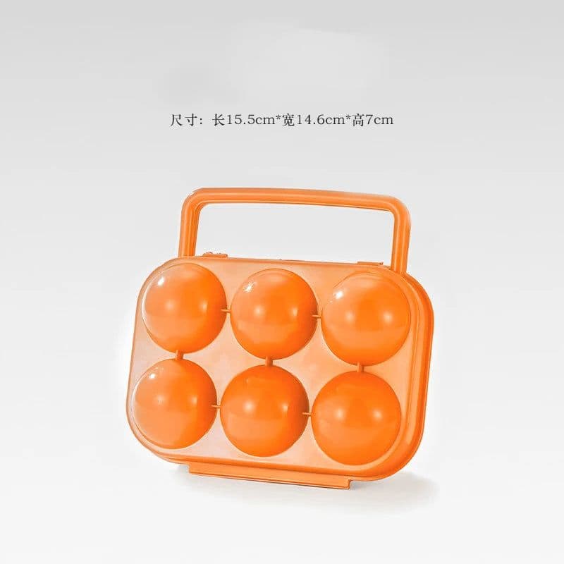 image-6/12 Grid Egg Storage Box Plastic Travel Portable Kitchen Utensils Outdoor Picnic BBQ Camping Tableware Camping Gear