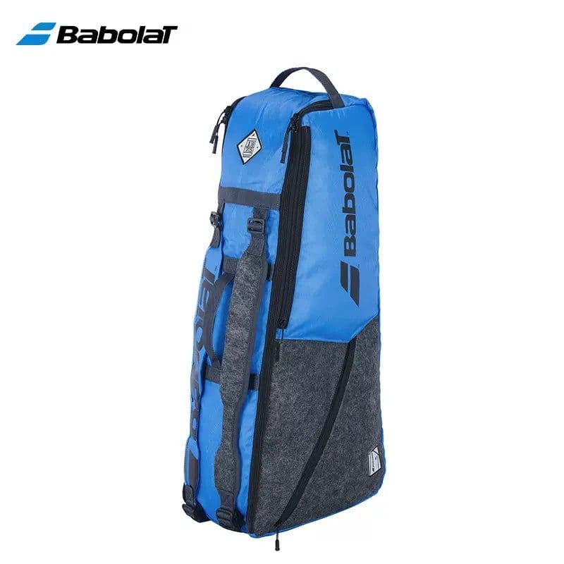 image-High Quality Babolat EVO Tennis Backpack Blue Black 2024 Men Women Portable Tennis Racket Bag 6 Rackets Squash Padel Tennis Bags