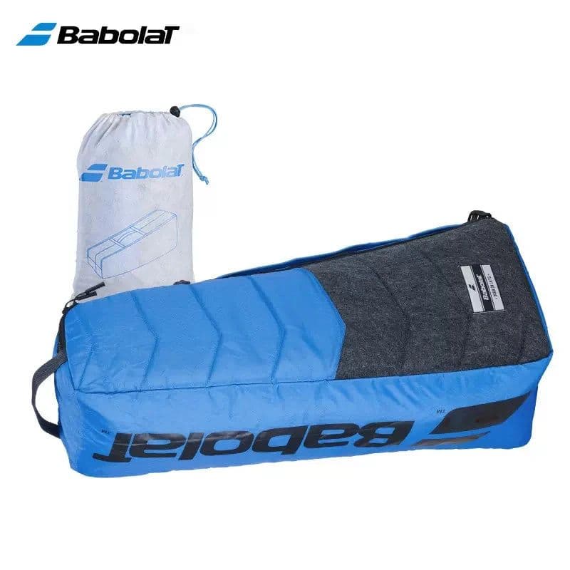 image-High Quality Babolat EVO Tennis Backpack Blue Black 2024 Men Women Portable Tennis Racket Bag 6 Rackets Squash Padel Tennis Bags