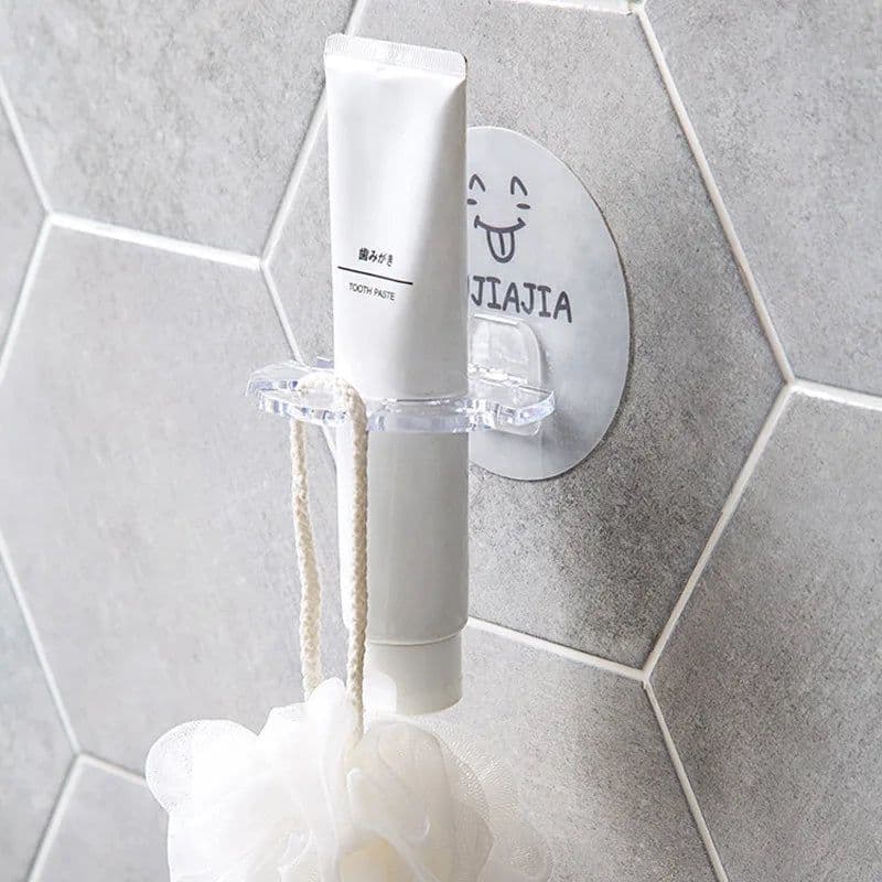 image-1PC Plastic Toothbrush Holder Toothpaste Storage Rack Shaver Tooth Brush Dispenser Bathroom Organizer Accessories Tools GUANYAO