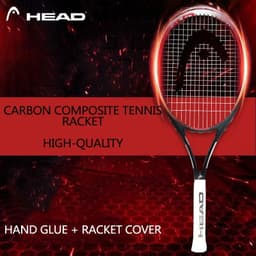 image-HEAD Tennis Racket Carbon Composite Padel Rackets Professional Men Women Beginners Tennis Rackets Tenis De Racquet With Bag