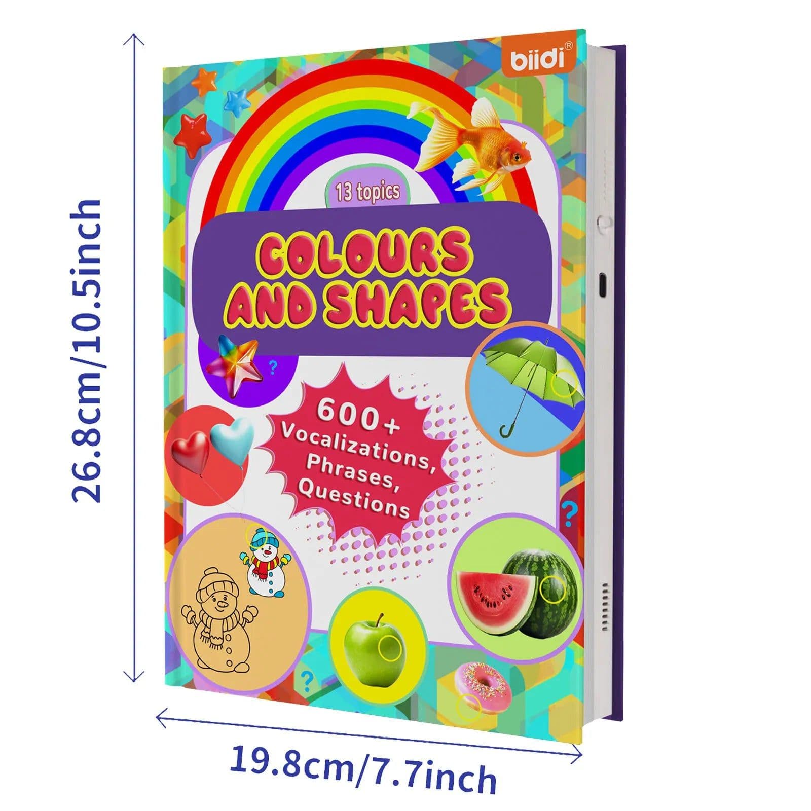 image-biidi English Finger Touch Interactive Learning Language Electronic Book Children Early-education Toy Kids Reading Talking Books