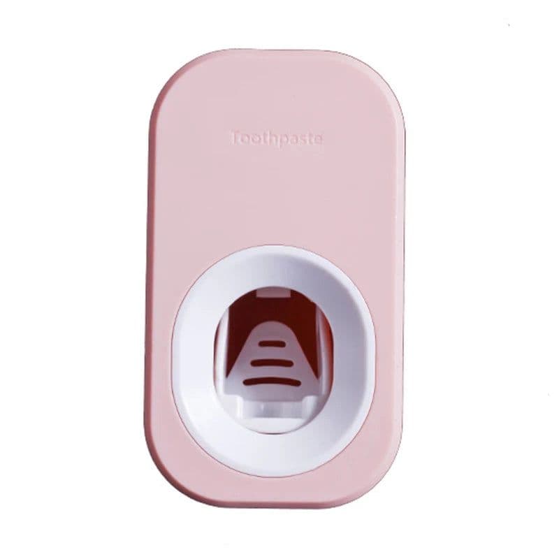 image-Automatic Toothpaste Dispenser Squeezers Toothpaste Tooth Dust-proof Toothbrush Holder Wall Mount Stand Bathroom Accessories Set