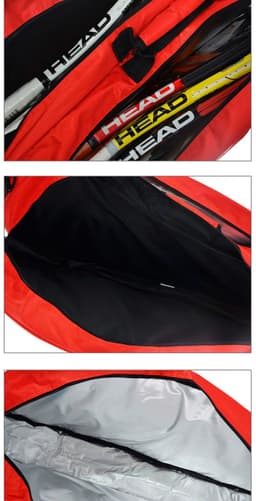 image-Commemorative Edition HEAD Tennis Bag High Quality Men Women Sports Fitness Squash Padel Beach Tennis Backpack HEAD Shoulder Bag