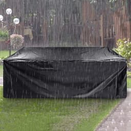 image-Waterproof Garden Furniture Covers, Rain and Snow Cover, Chair Covers for Sofa, Table and Chair, Dust Proof, Outdoor, 55 Sizes