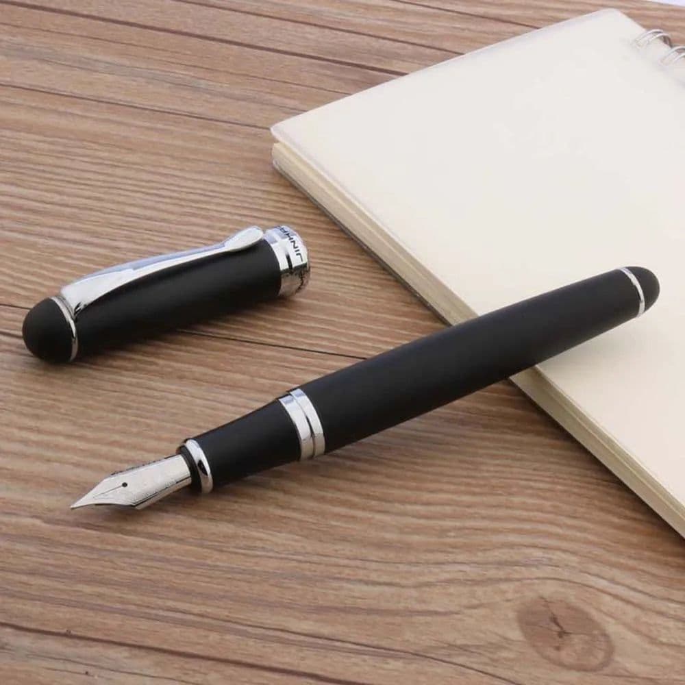 image-METAL Jinhao X750 Fountain Pen hot color Chessboard GIFT Medium Nib Stationery Office school supplies